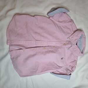 Ralph Lauren Pink Short Sleeve Button-Down Shirt